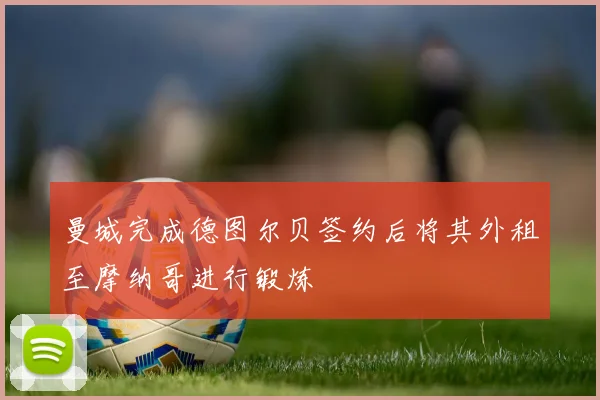 曼城完成德图尔贝签约后将其外租至摩纳哥进行锻炼